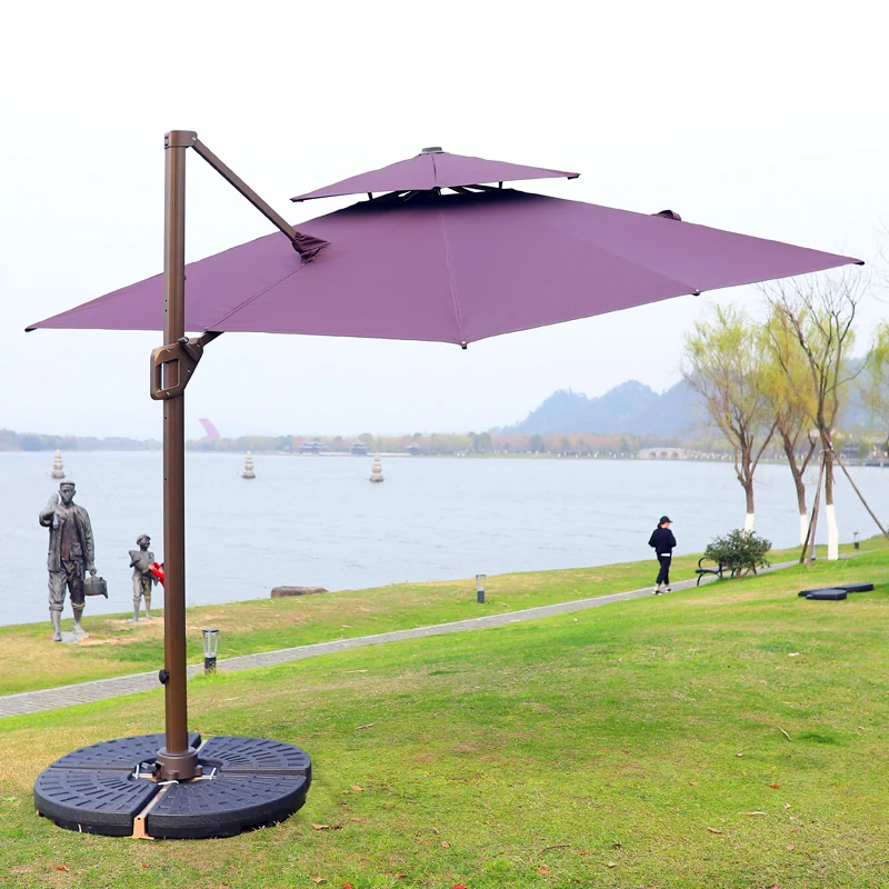 Garden umbrella plastic base tank base Parasols Umbrella Best Sale Wholesale Fancy New Beach Outdoor Design