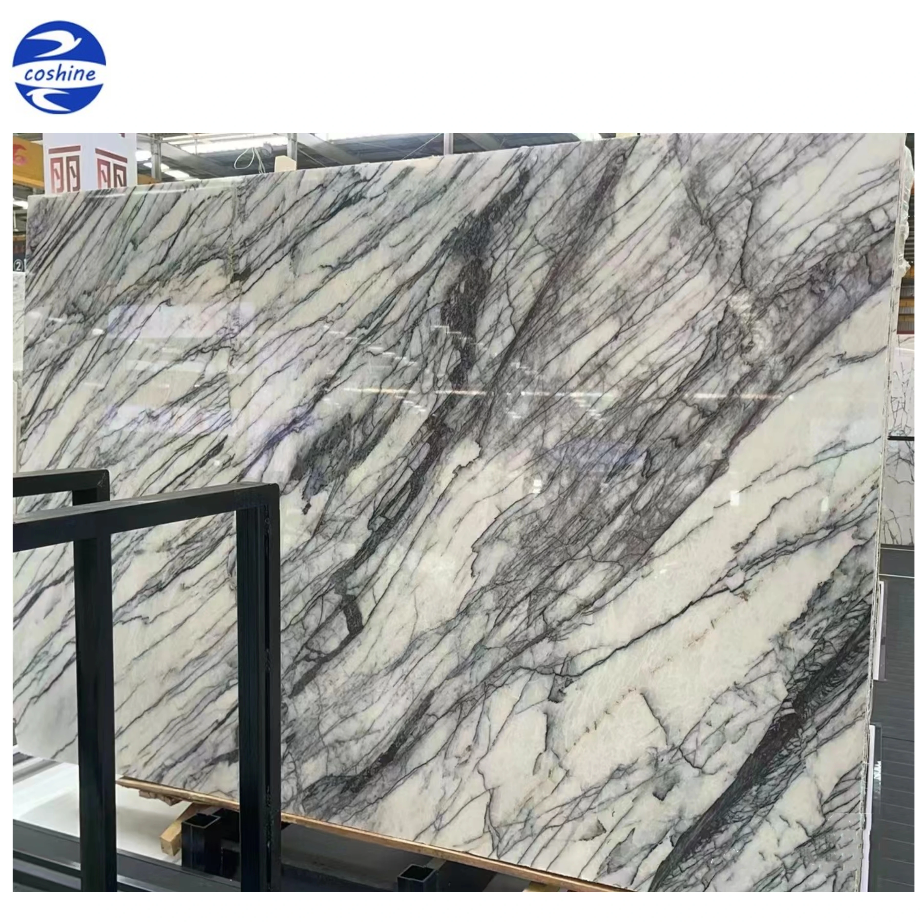 Premium Quality Cut To Size Interior Decoration Material Natural Milas Lilac Marble Floor Tiles