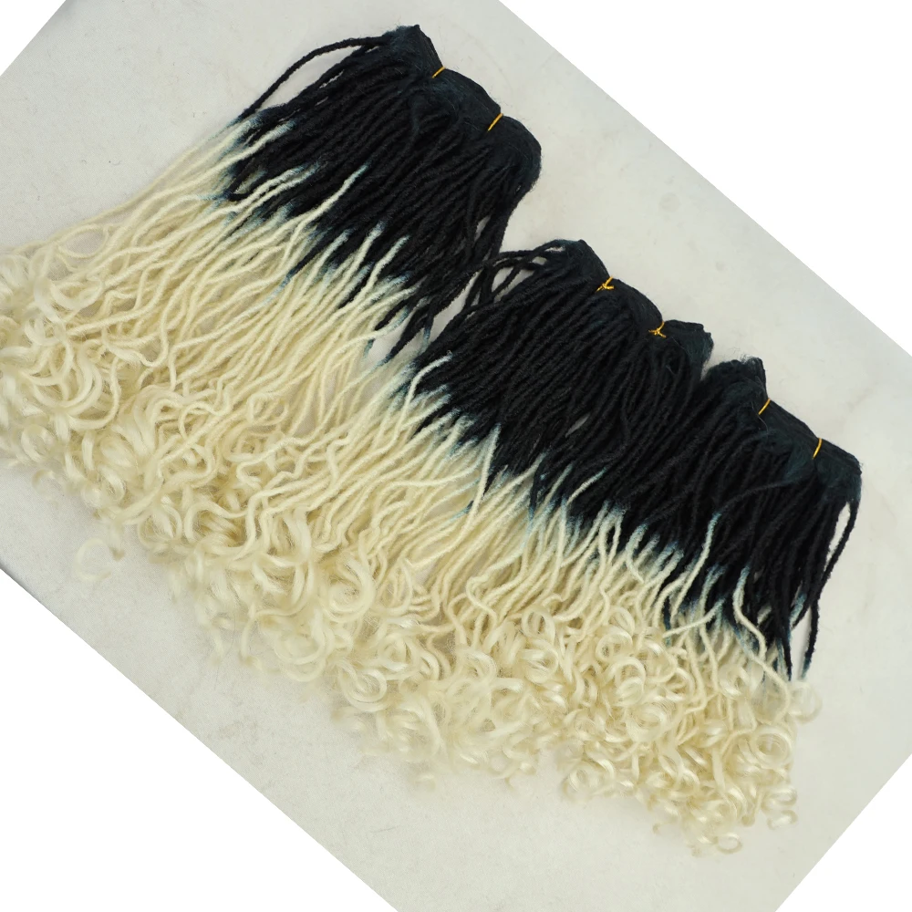 Onst Bone Straight Curly Ends Hair Bundles Extensions Weave Blonde Black T613 Dreadlock Hair Afro Curly For Women Hair extension