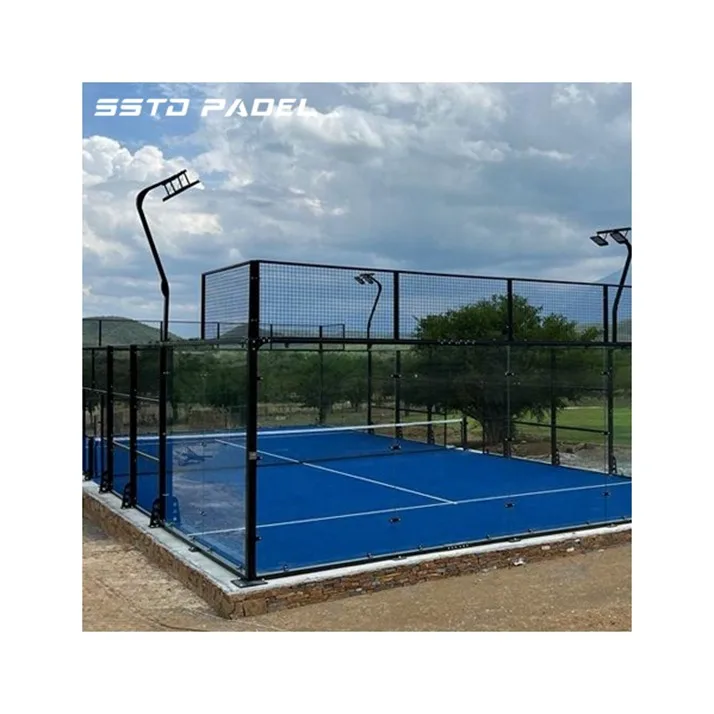 Canchas de Padel Paddel Courts Manufacturer Panoramic Outdoor Indoor Padel Court for sale