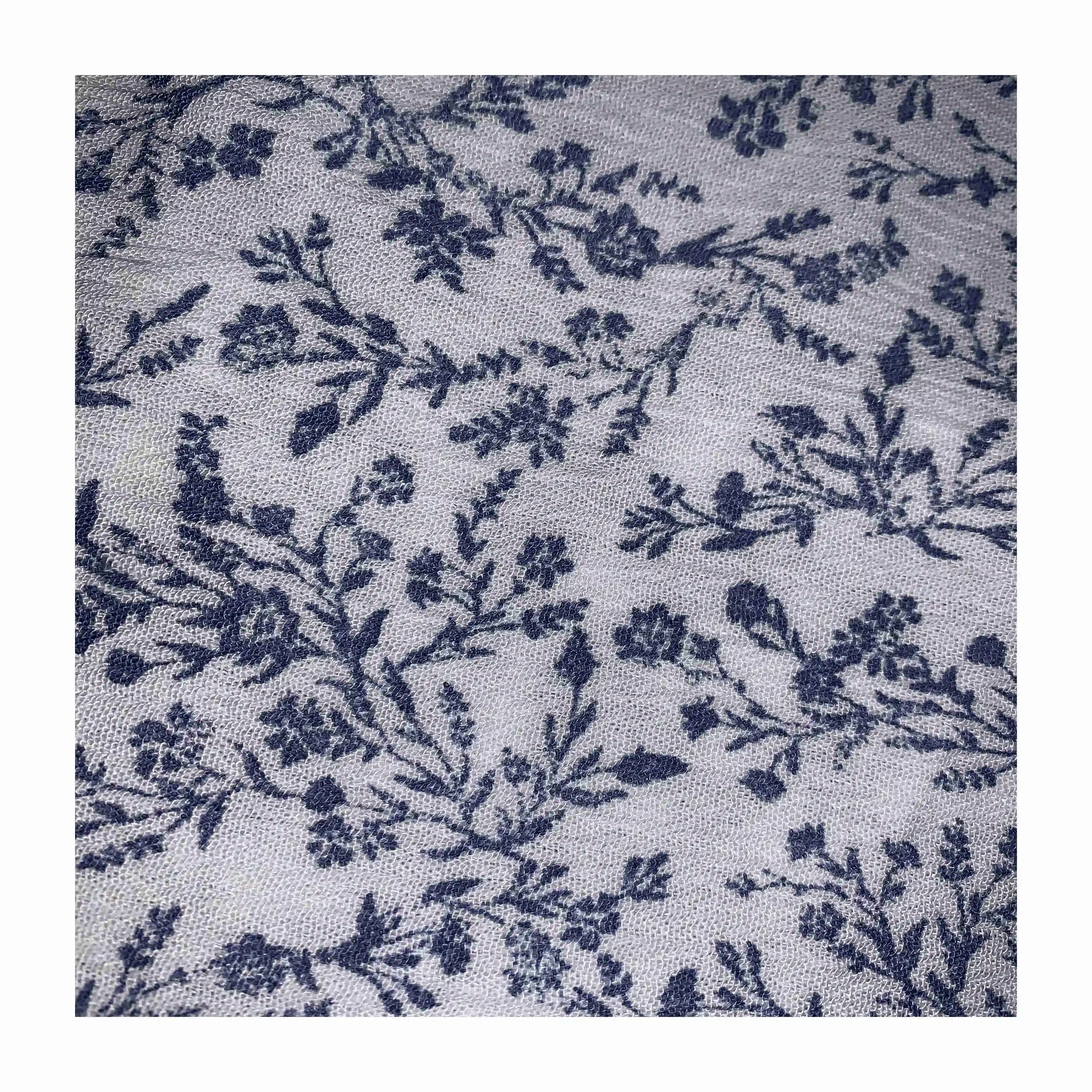 China fabric New product 100% rayon 30s crepe print woven