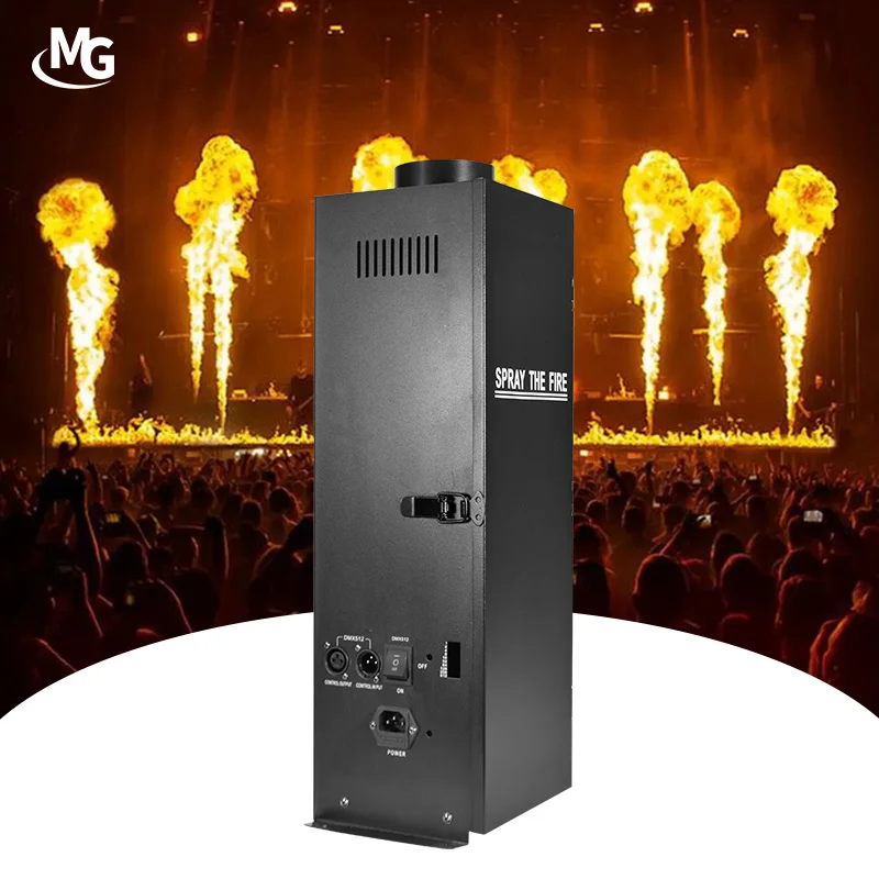 DMX Stage Event Wedding Dj Club Concert Equipment Sparkler Flame Projector Fire Machine
