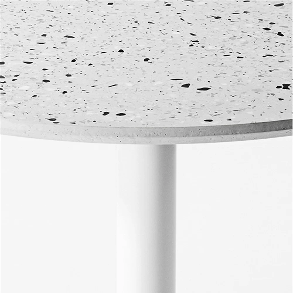 
BENTU I dia700*H1050 terrazzo unique trendy design modern simple restaurant gardern coffee table round top high bar table 