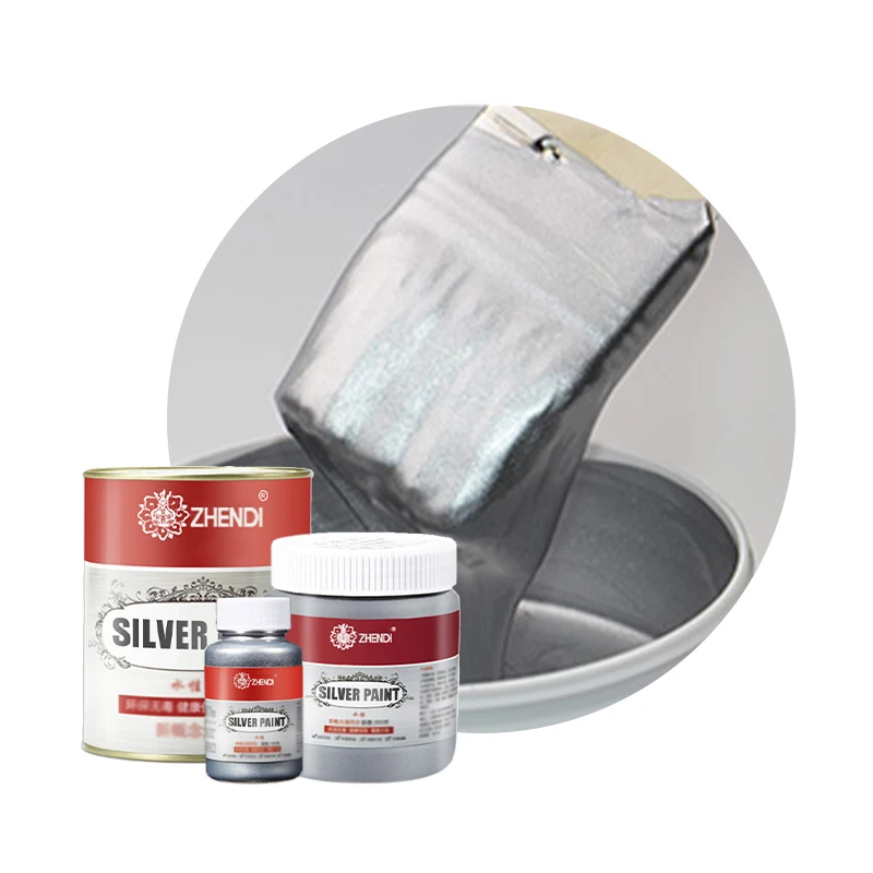 Hot Sale Flash Antirust Silver Paint Silver Paint Indoor and Outdoor Silver Paint