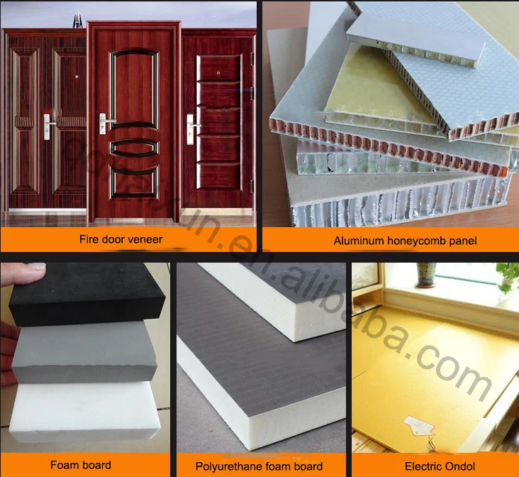 Wood veneer door skin pressing machine hot press for doors
