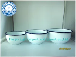 Factory Direct Sale Kitchen Cereal Popcorn Enamel Bowl,Enamel salad Bowl,Enamel Rice Bowl