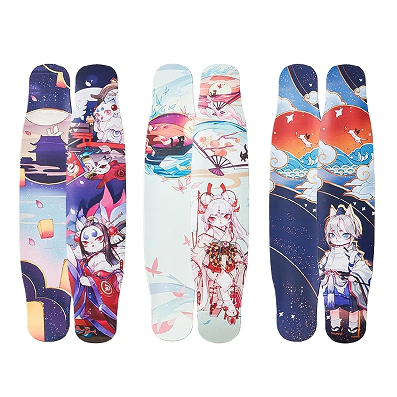 Aisamstar Oem Wholesale Custom Kids Skate Board 31inch 7 Layer Maple Wood Outdoors Skateboard
