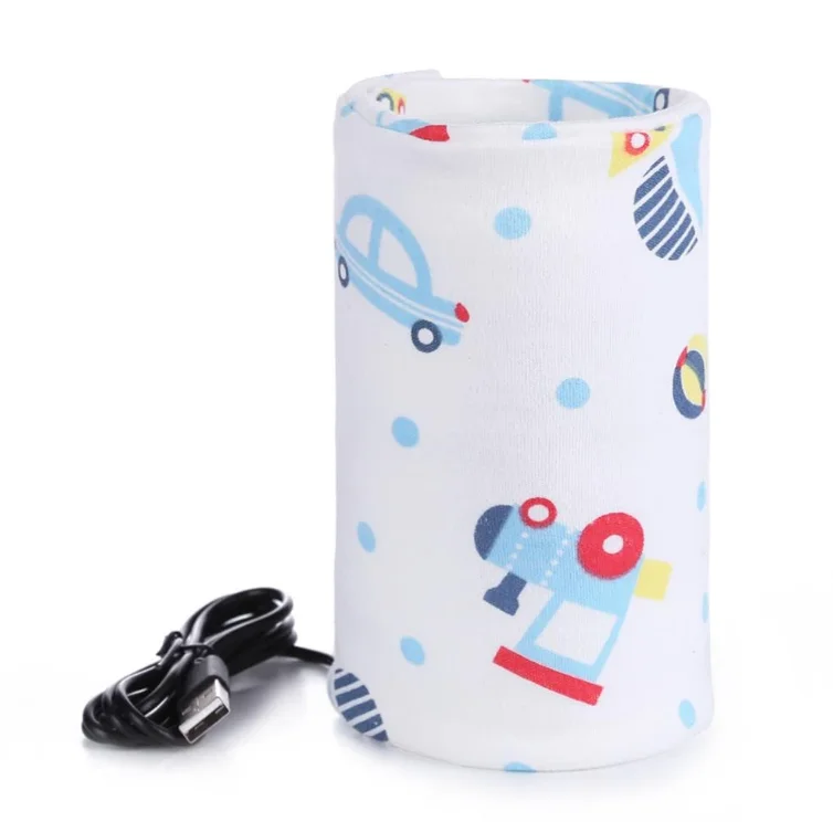 USB Outdoor Baby Feeding Milk Bottle Warmer Thermal Bag Low Voltage and Low Current Heating Safety Baby Bottle Holder