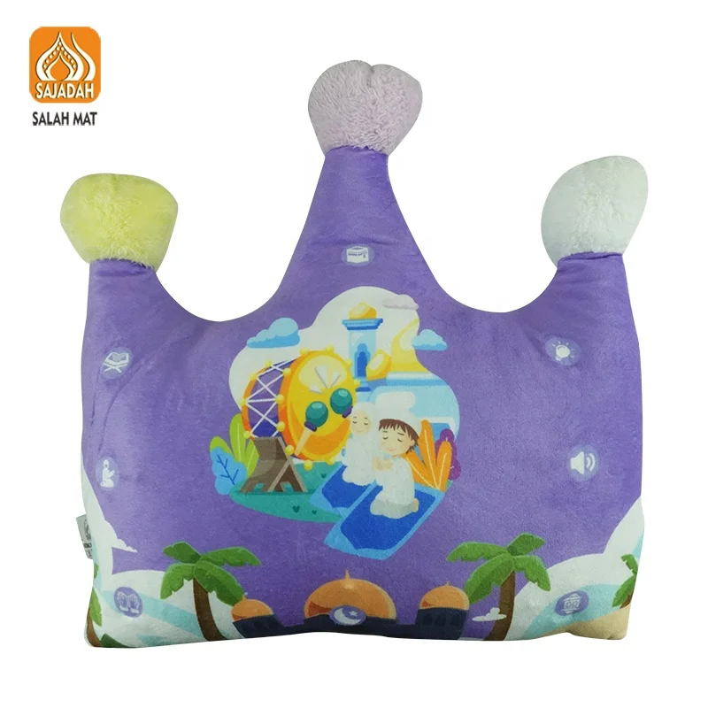PO-CROWN 2022 High Quality Digital Interactive Quran Pillow Mini Sejadah Contemporary Educational  Quran Player