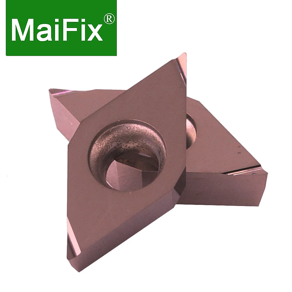 Maifix 10pcs DCGT 0702 11T3 ZN90 ZP15 ZP163 Carbide Turning Inserts Metal ceramic Tungsten Carbide Inserts For Steel Machining