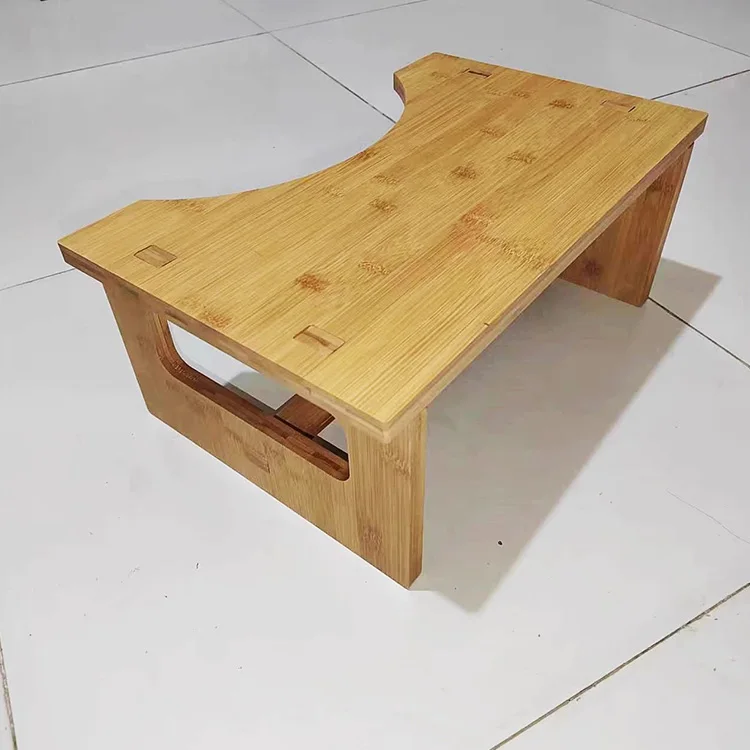 Multifunctional Anti-slip Bathroom Bamboo Foldable Toilet Squatting Foot Stool Household for children and the elderly
