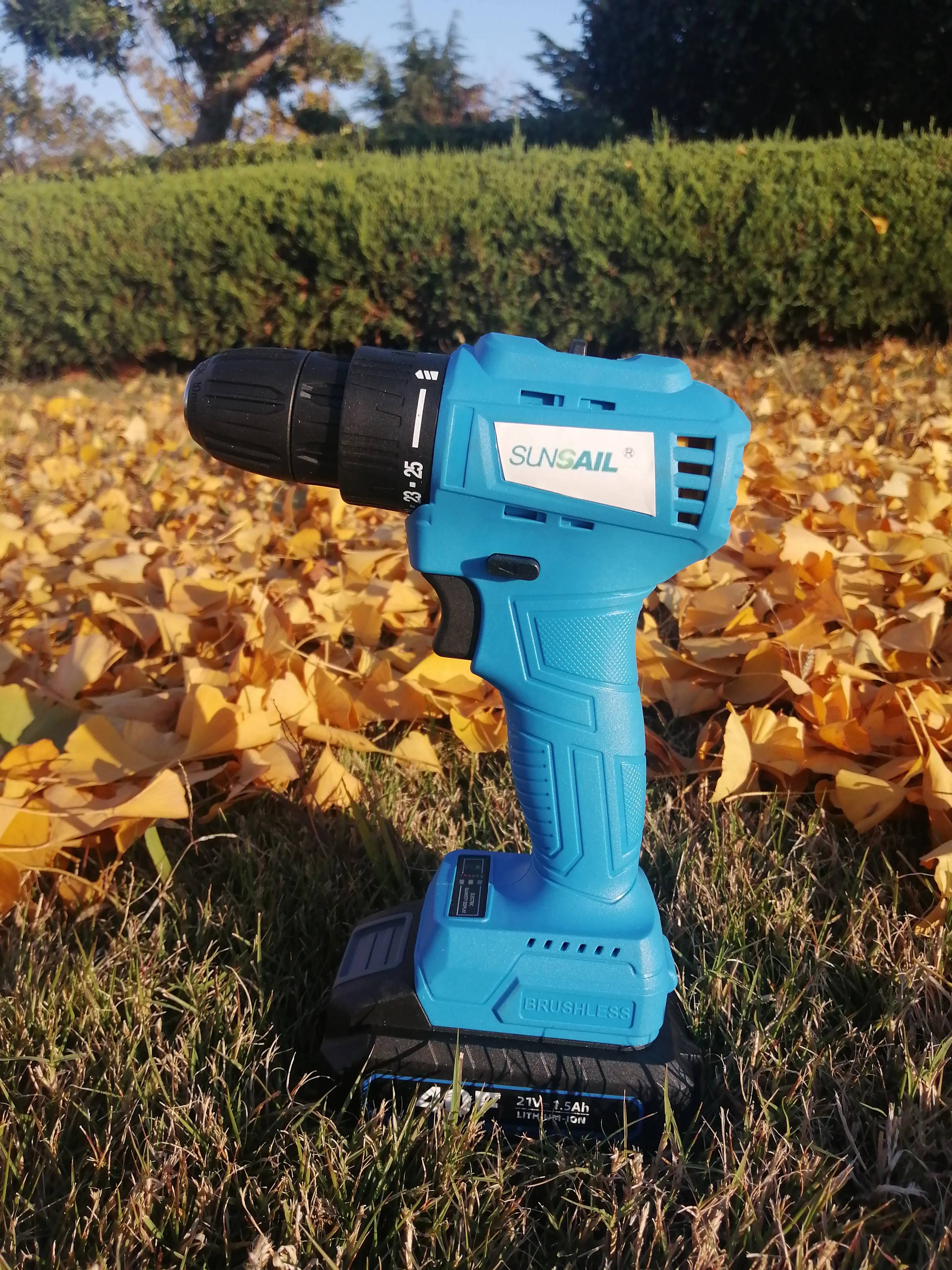 electric hammer scrubber brush drill with dust collector brush  tlttal charger