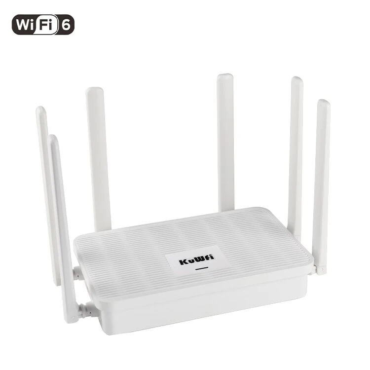 High speed KuWFi wireless 4g router dual band 3000mbps 4g lte wireless router wifi 6 unlocked 4g modem router