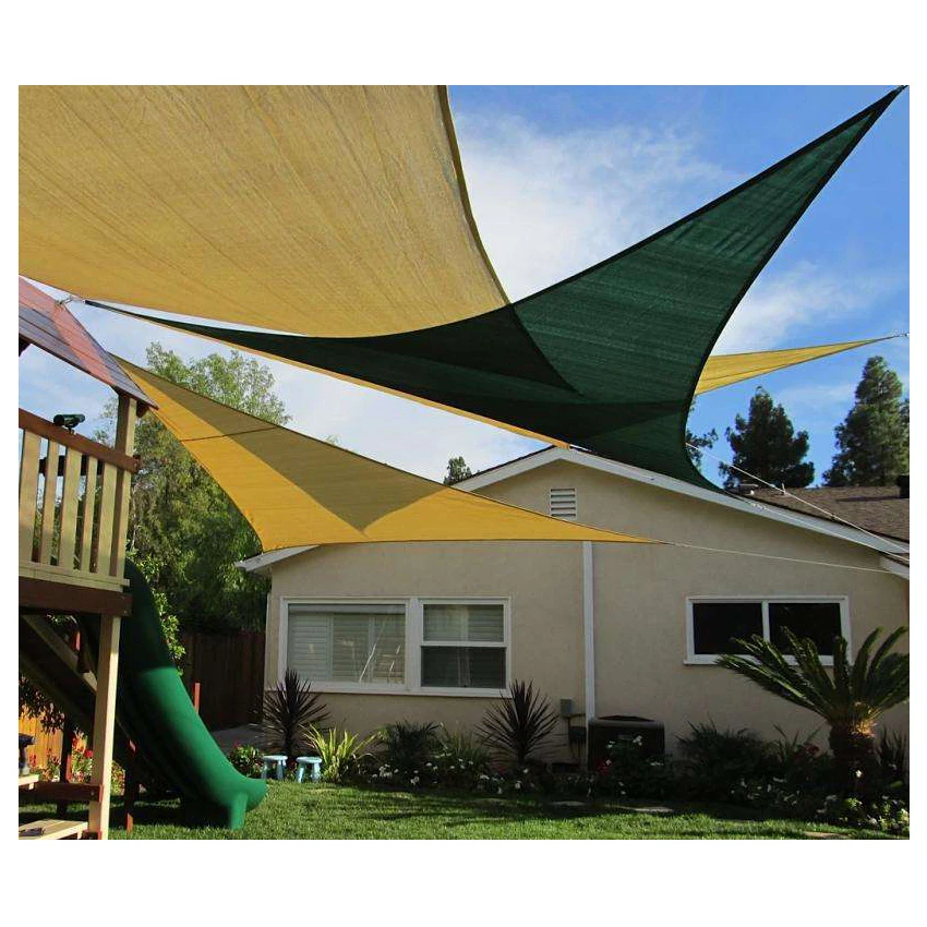 
100% virgin hdpe garden shade sail 5m 