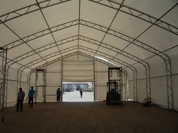 Double truss fabric building Big Roof top Waterproof Storage Warehouse Tent Outdoor xinli Tent