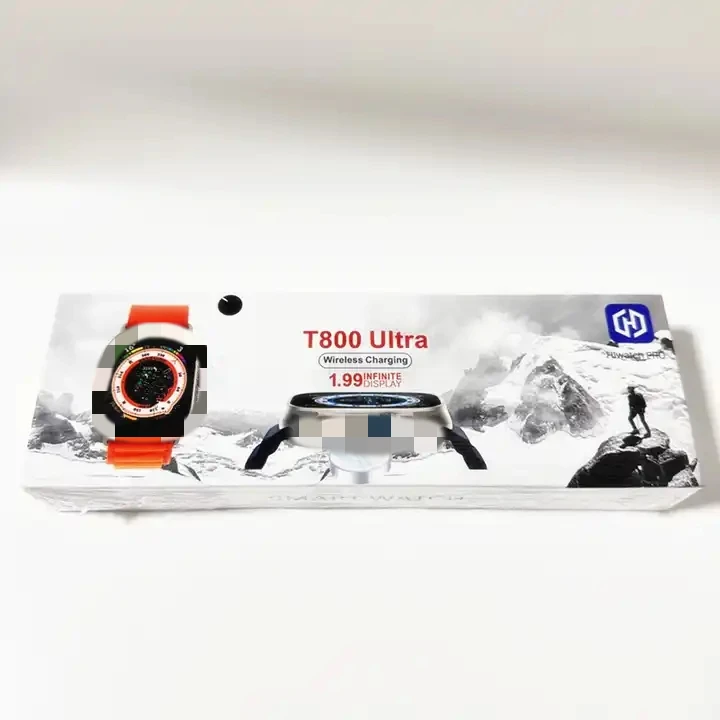 2023 New T800 Ultra Smart Watch 1.99 Inch Screen Rotating Dual Button Hiwatch Pro BT Call Heart Rate S8 IWO Smartwatch T800Ultra