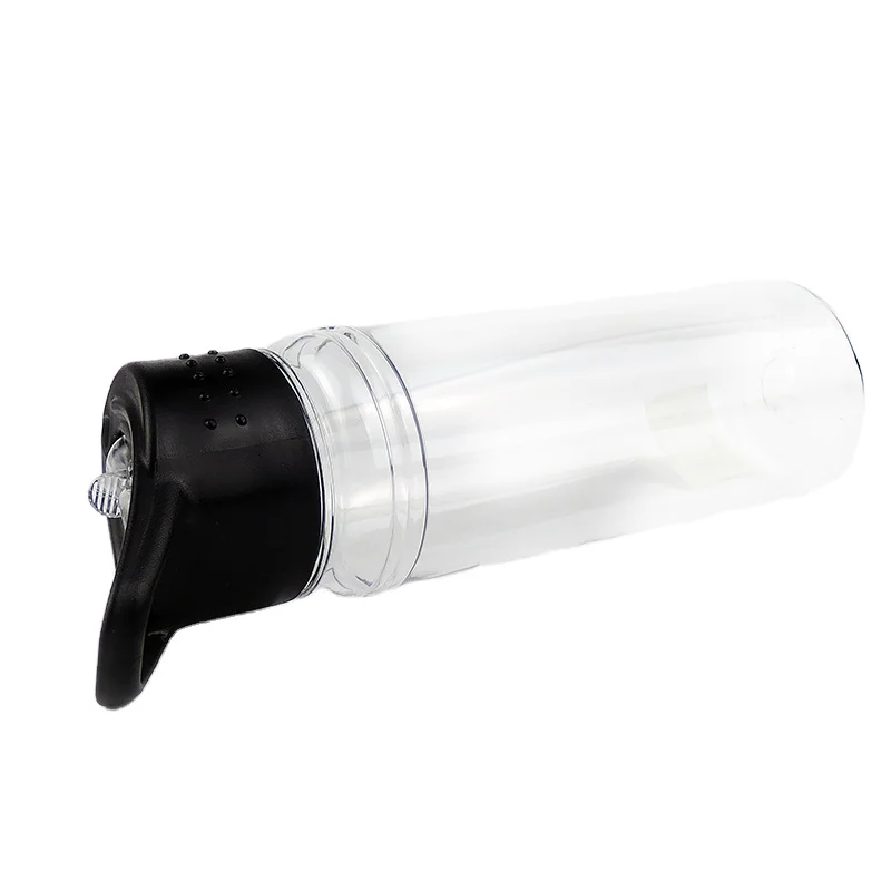 Motivational Plastic 16oz Water Bottle With Time Marker Straw for Fitness Gym Sports