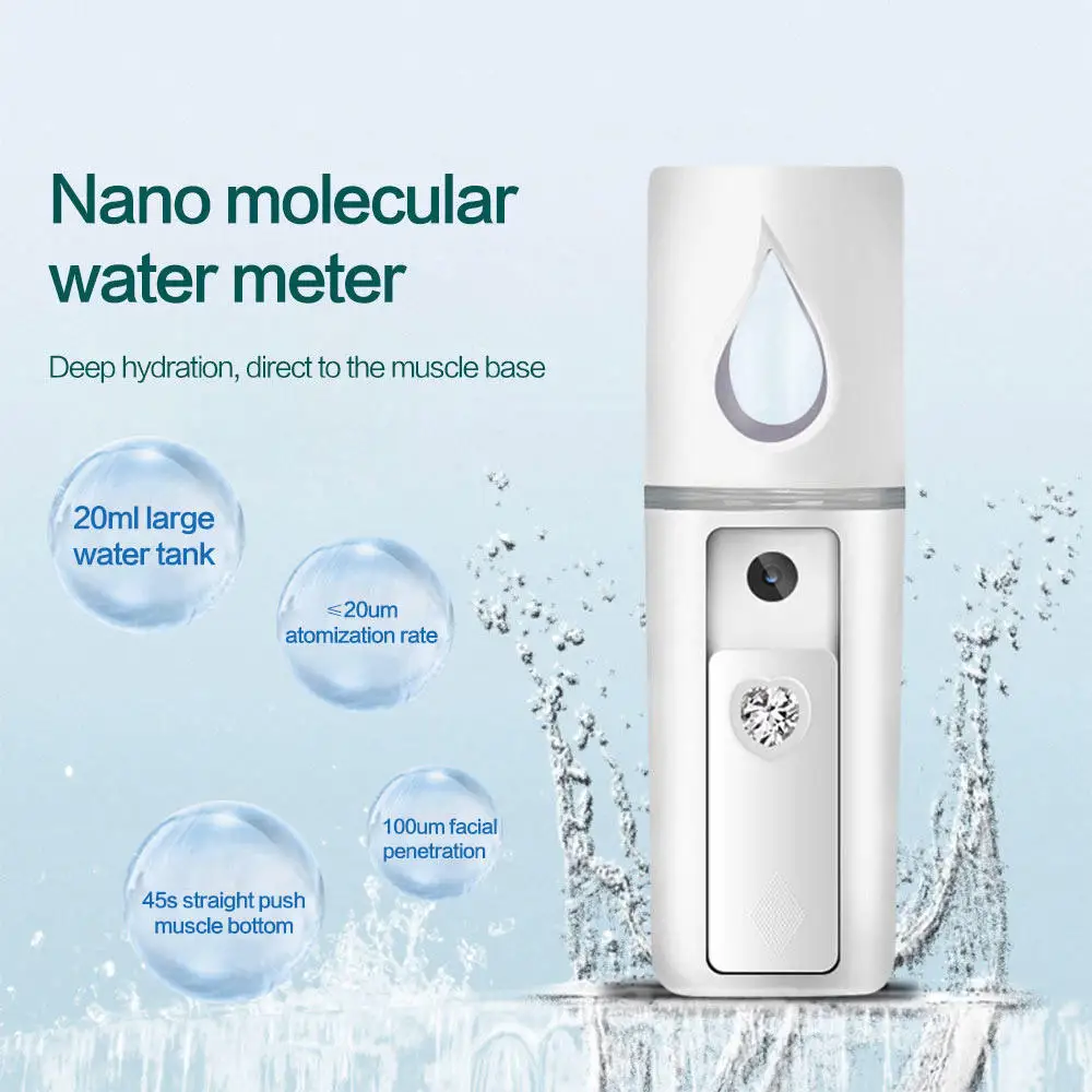 20 мл бутылка-распылитель Nano Mist спрей для лица портативный мини-спрей мистер с частной этикеткой увлажняющий очищающий уход за кожей