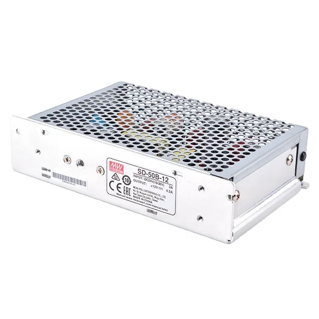 Original MEAN WELL SD-50C-24 50W Single Output DC-DC Converter