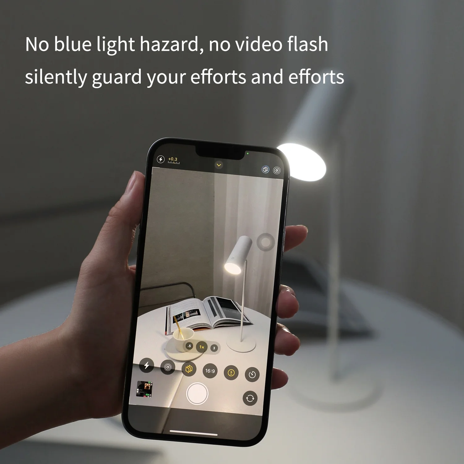 Portable USB Rechargeable Small LED Folding Eye Protection Study Touch Dimming Table Lamp For Bedroom Study