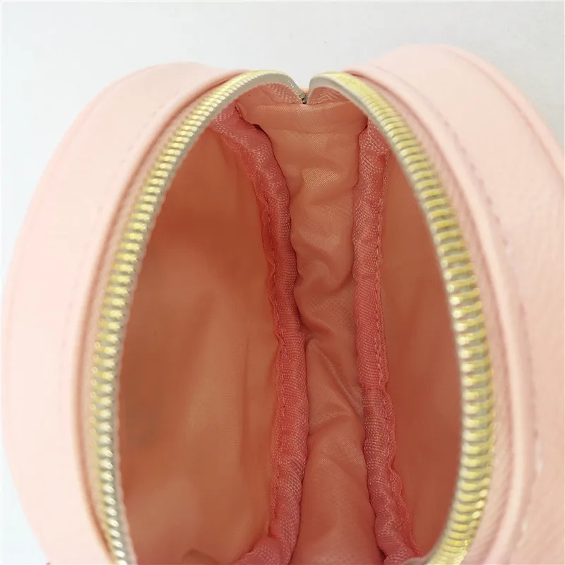 New Trend Round Cosmetic Bag ladies Key Chain Bag Women Lipsticks Makeup Box Storage Cosmetic Bag Glitter