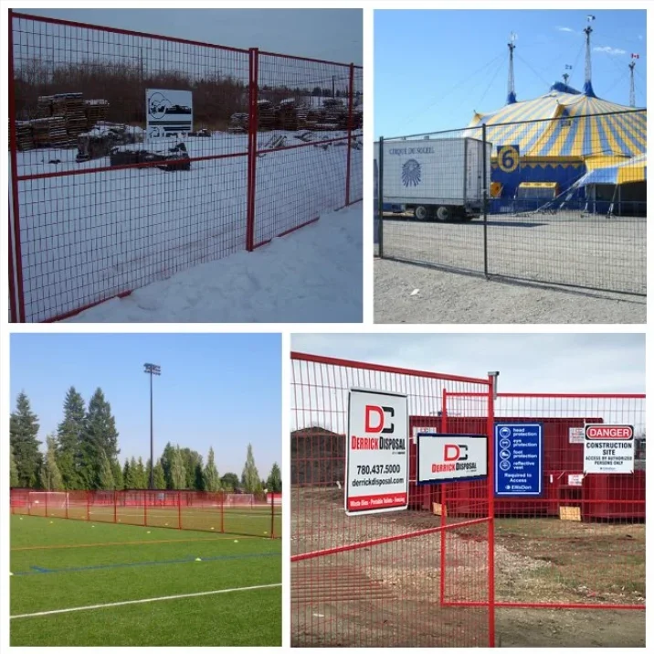 Hebei Anping spot can customize colors  Canadian temporary guardrail Australian temporary fence
