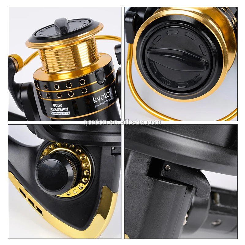 FJORD Высококачественная рыболовная спиннинговая катушка с правой и левой ручкой 5 шарикоподшипников 1: 1