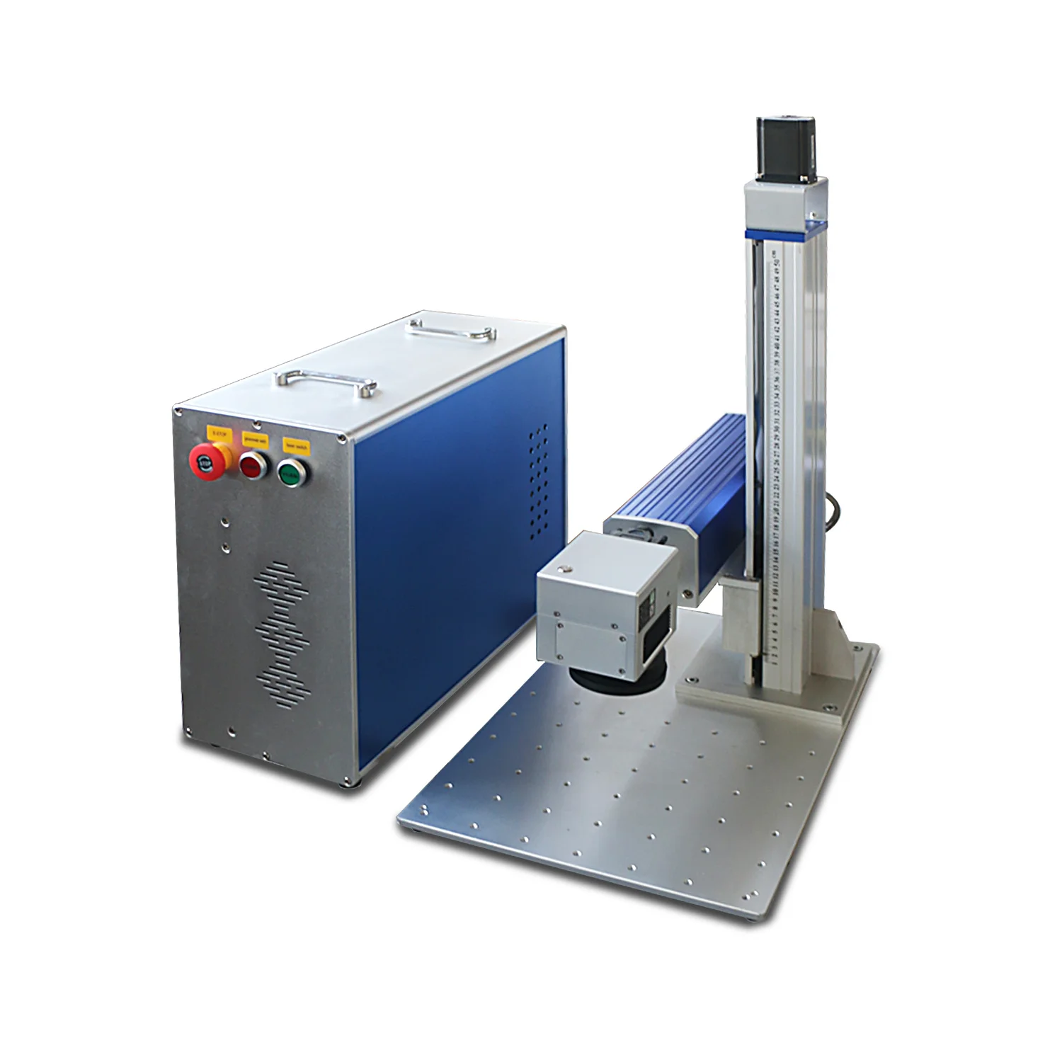 Fiber Laser Marking Serial Numbers Part Numbers QR Codes Barcodes Name Plate Jewelry Marking Engraving And Cutting Machines