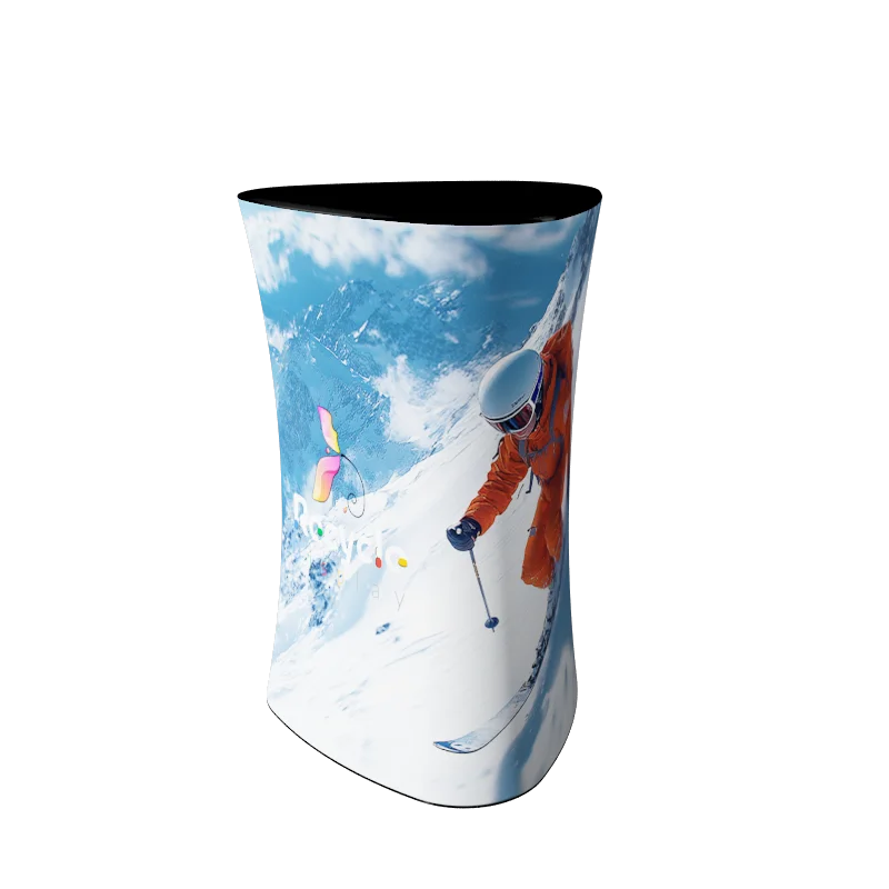 portable promotion Counter advertising stand booth table display trade show booth Triangle fabric counter