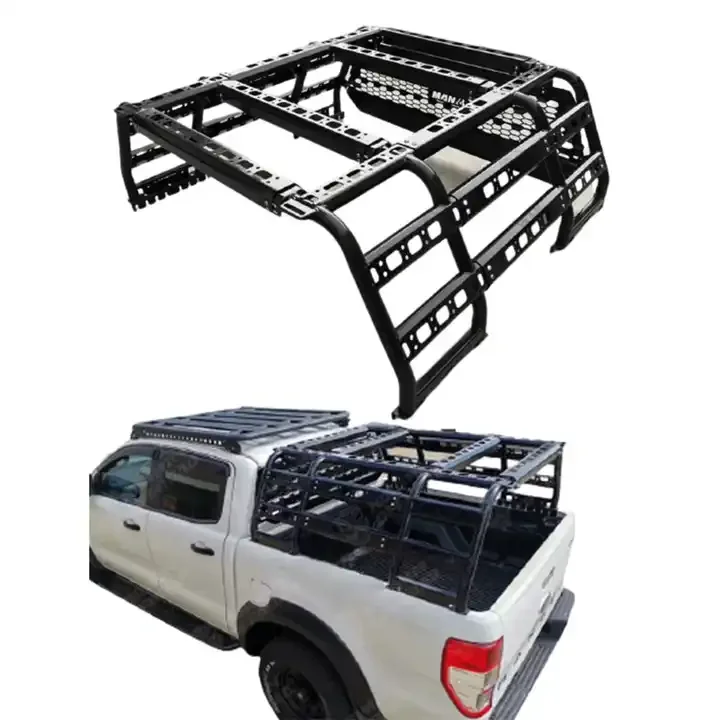 2023 Hot Sale Universal Auto accessories Adjustable  roof top tent and Cargo Rack ,bed roof rack for pickup truck