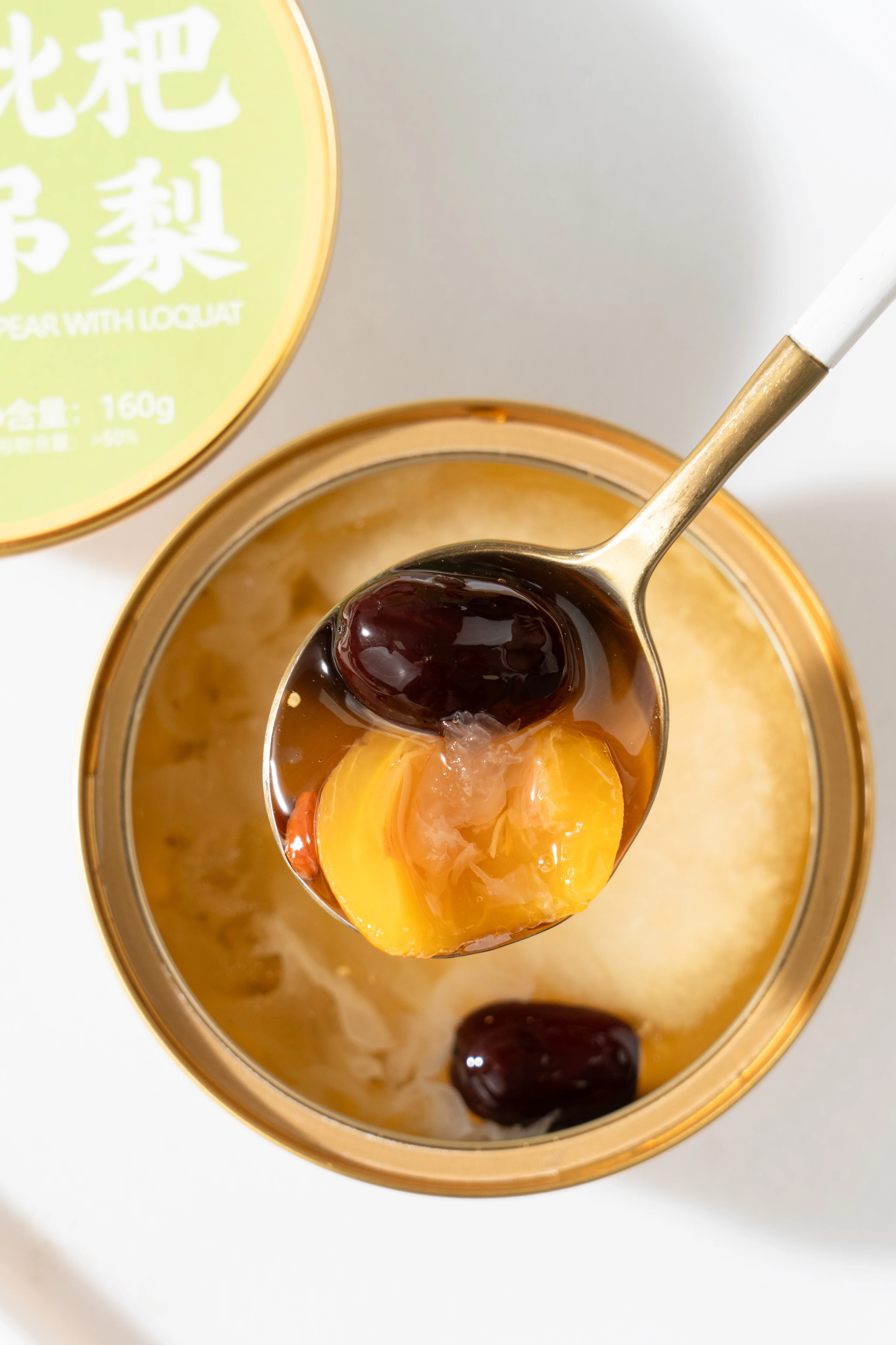 Loquat and pear soup factory price Ready to eat fresh stew canned fruit