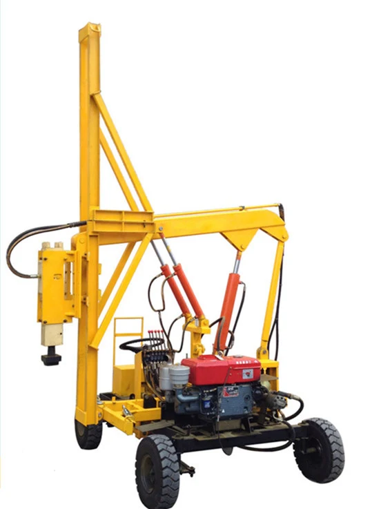 Cheap price hydraulic ground screw piling machine