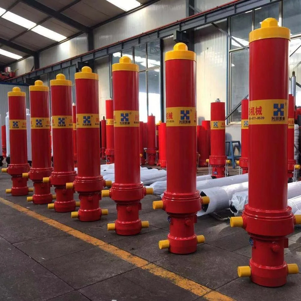 High Performance Multistage Telescopic Hydraulic Cylinder/Hydraulic Ram/Hydraulic Jack for Dump Truck