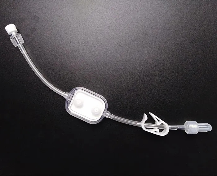 
In-line infusion filter with hydrophilic PES membrane 