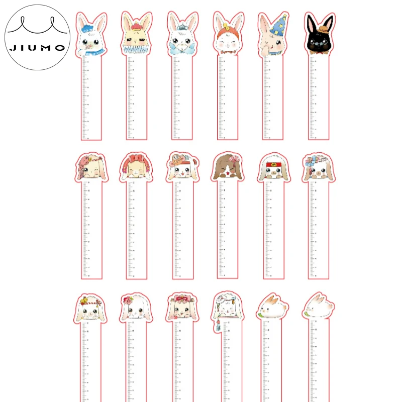 30 шт./кор. Kawaii Кролик линейка нерегулярные закладки для Новинка чтения книг создатель страница записи toolpaper