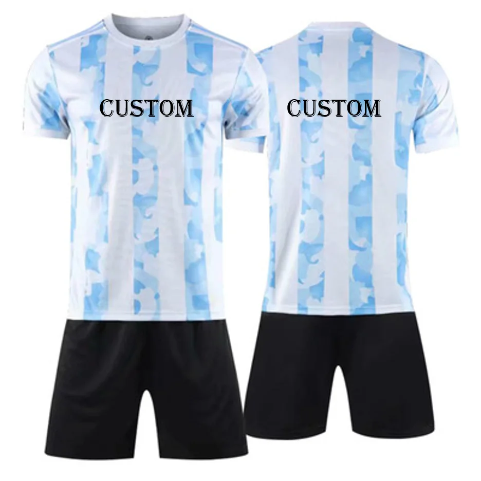  Football Uniform Customized Cheap Soccer Jersey Set Dry-Fit Diego