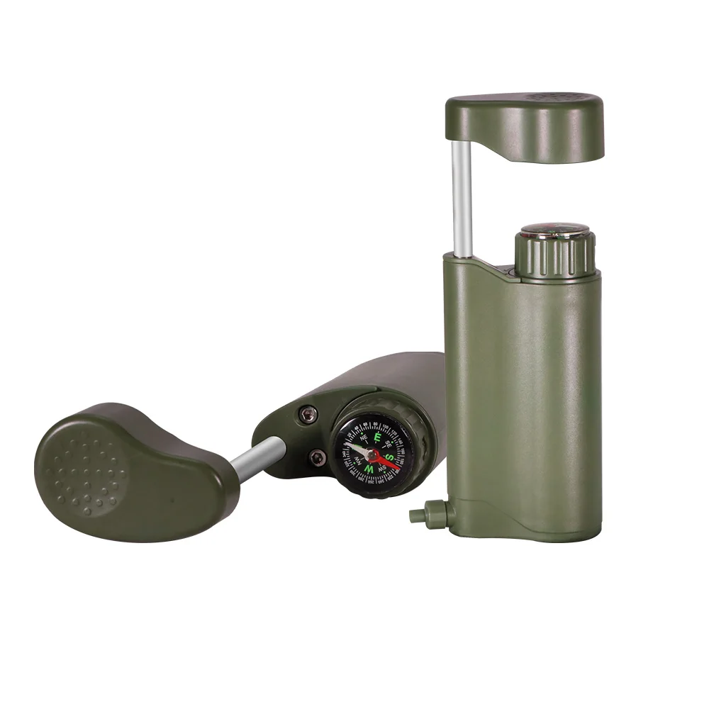 Outdoor Survival Emergency Water Filter Purifier Portable Pump Camping Hiking Emergency Gear