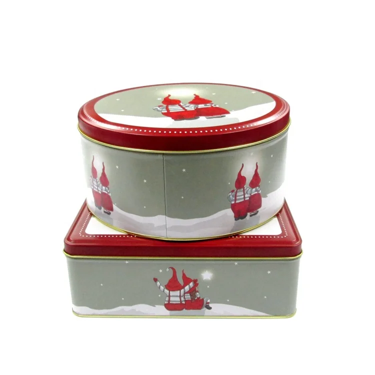 Специальная большая жестяная коробка Panettone для пищевых продуктов каждая в полиэтиленовом пакете соответствующее количество экспортную картонную коробку. Жестяное