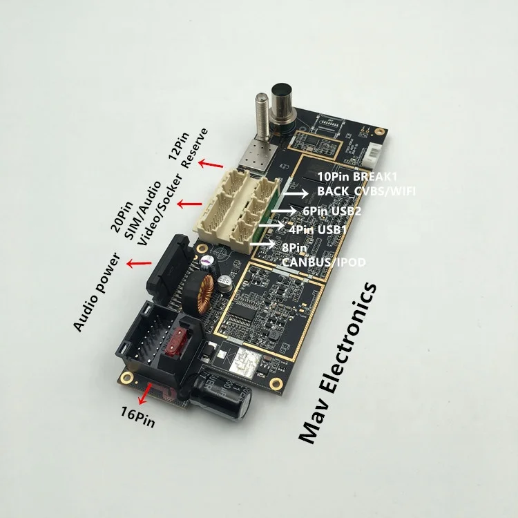 AC8227 чипы Real1 + 16G 2 32G 4 64G DSP AHD 4G Flash 4core ARM Cortex-A7 1 3 GHz для всех Android радио автомобиля видео DVD