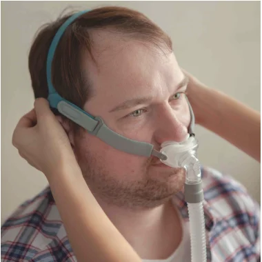 
Nasal Pillows CPAP Mask S M L Size The Best Treatment Mask Of Snore Products Ease Fit Acrylic More Comfortable and Light weight 