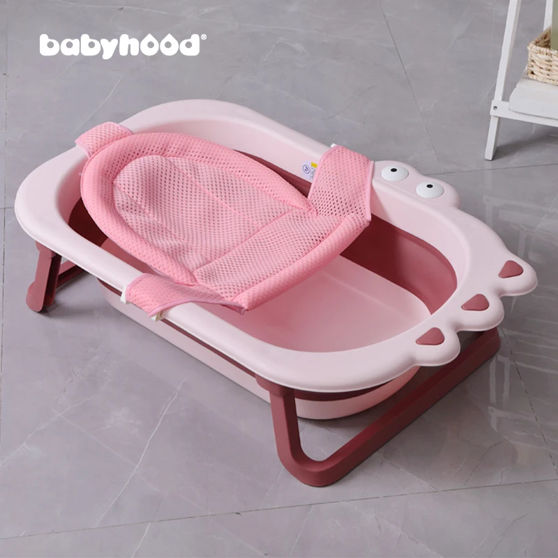
New products plastic New style foldable baby bathtub/good folding baby bath tub with portable fold bathtub 