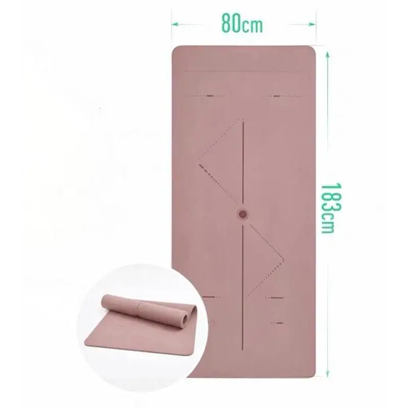 Competitive Price custom tpe yoga mat high quality 6/8mm eco franti-fatigue yoga exercise matt TPE Yoga Mat