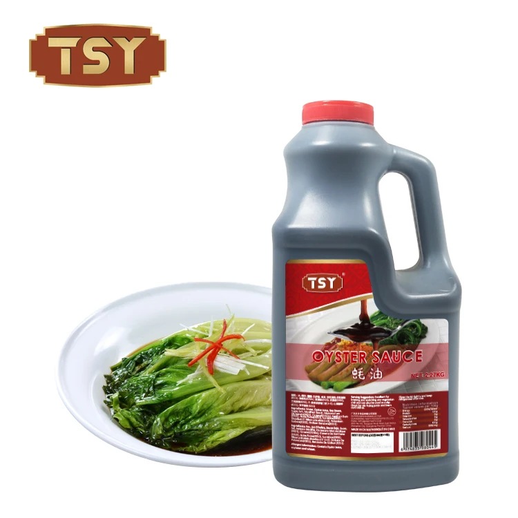 TSY Food Restaurant Cooking Seafood Seasoning Wholesale Bulk Plastic Jar Chinese Manufacturing Kosher Oyster Sauce 2.27kg