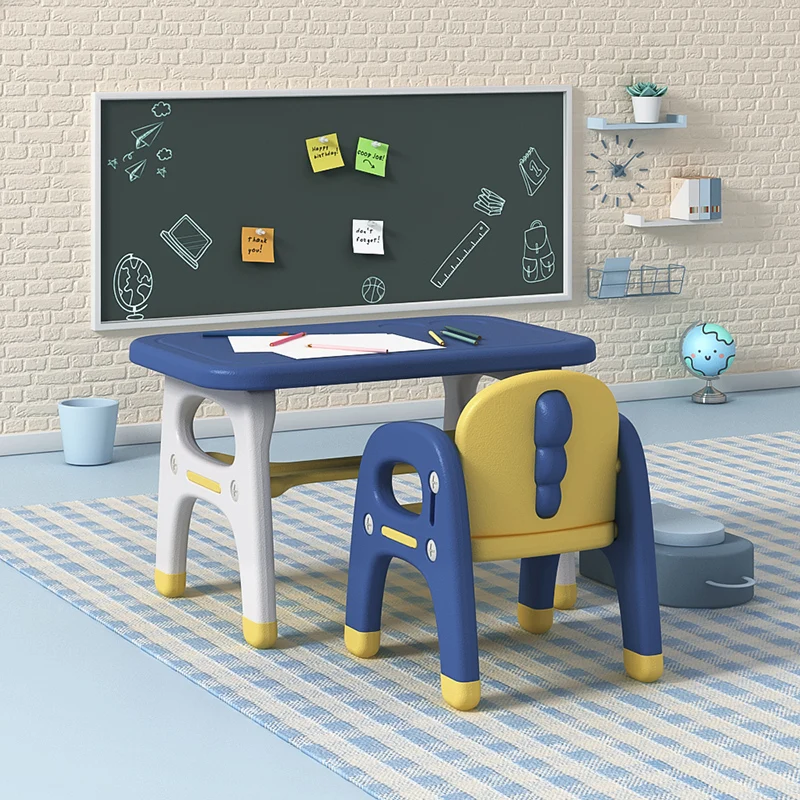 Обновленный новый дизайн, домашний обучающий детский учебный детский стол и стул