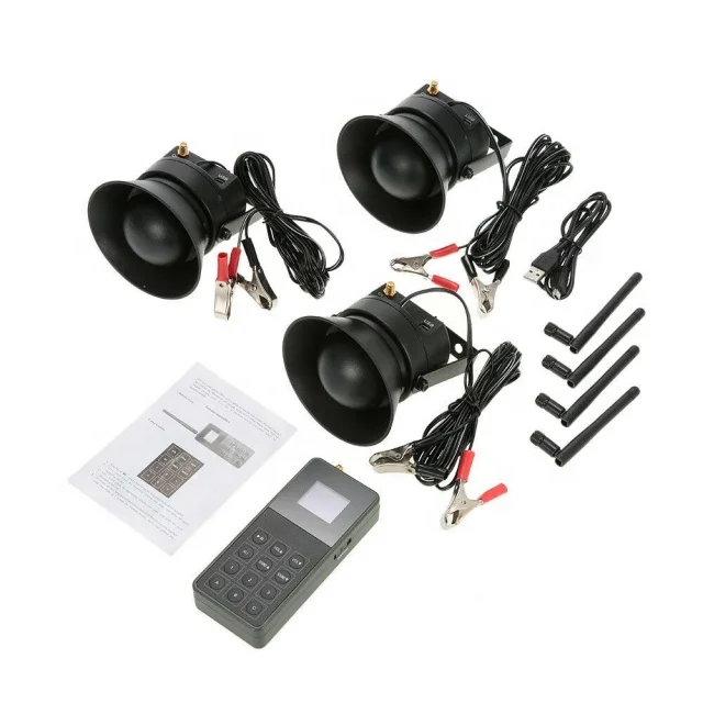 Hunting MP3 Bird Caller CP-830 with 3pcs 50W speakers 250 Yards wireless Remote Control Outdoor Wildlife Hunting Decoy Caller