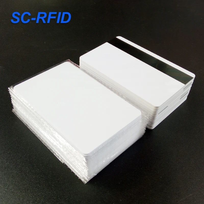 Wholesale TK4100/T5577 Chip Smart Printable RFID Cards MagneticStripe Cards PVC Blank Card For Access Control