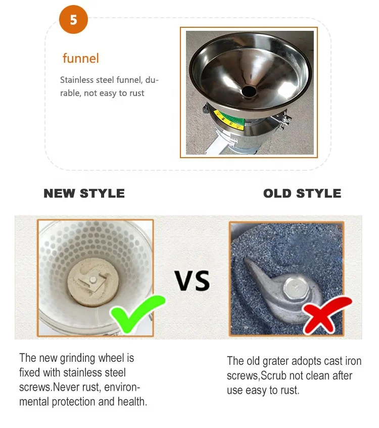 Chinese Stainless Steel Commercial Tofu Extractor Soymilk Soya Soy Bean Curd Soybean Milk Grinder Grinding Making Machine Maker