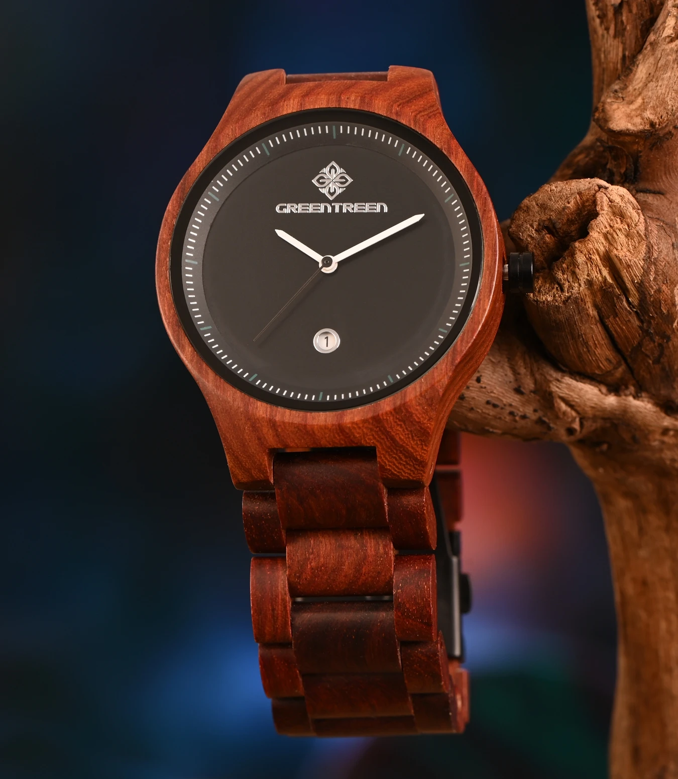 watch for men for sale on Amazon Classic design, red sandalwood, environmentally friendly materials