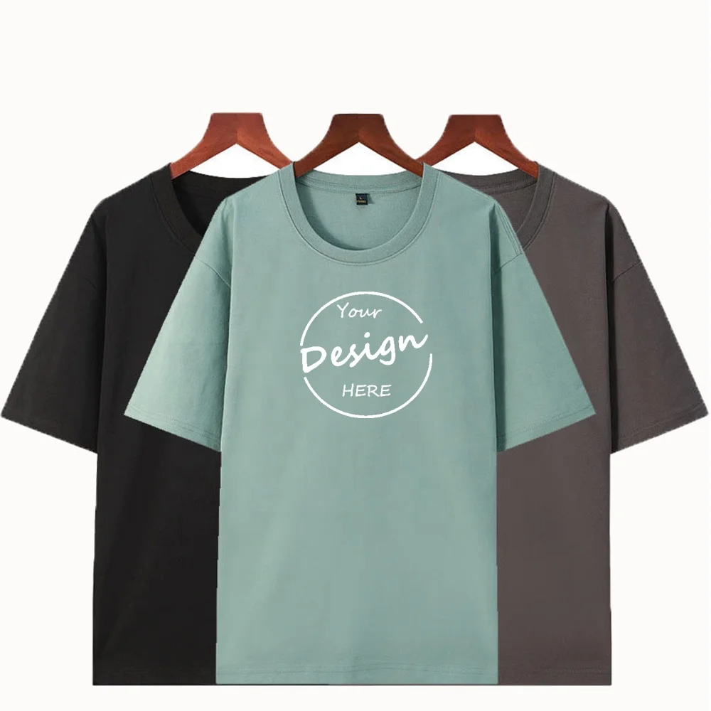  JL-82408 Custom graphic tees men high quality 100%organic cotton t shirt round neck t-shirt for with cool