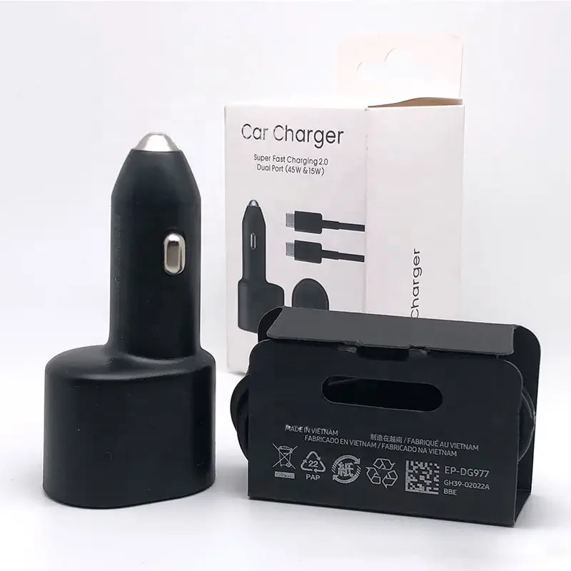 S22 Ultra 45W Car Charger Cigarette Lighter for Samsung  EP-L5300-3A line